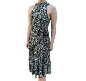 J. Crew Drapey Tiered Floral Midi Dress Fall Garden 8
